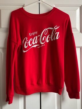 Red Coca Cola Logo Sweatshirt